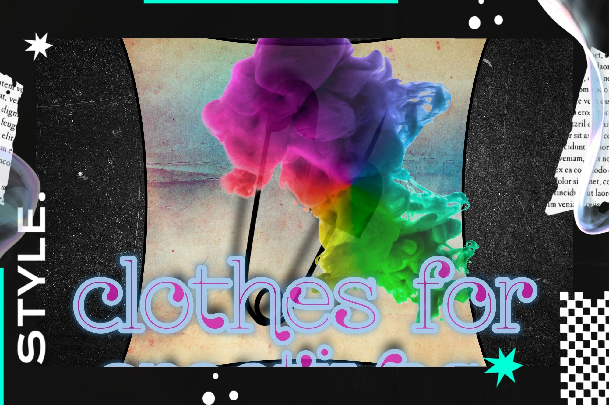 Clothes for creatives and accessories