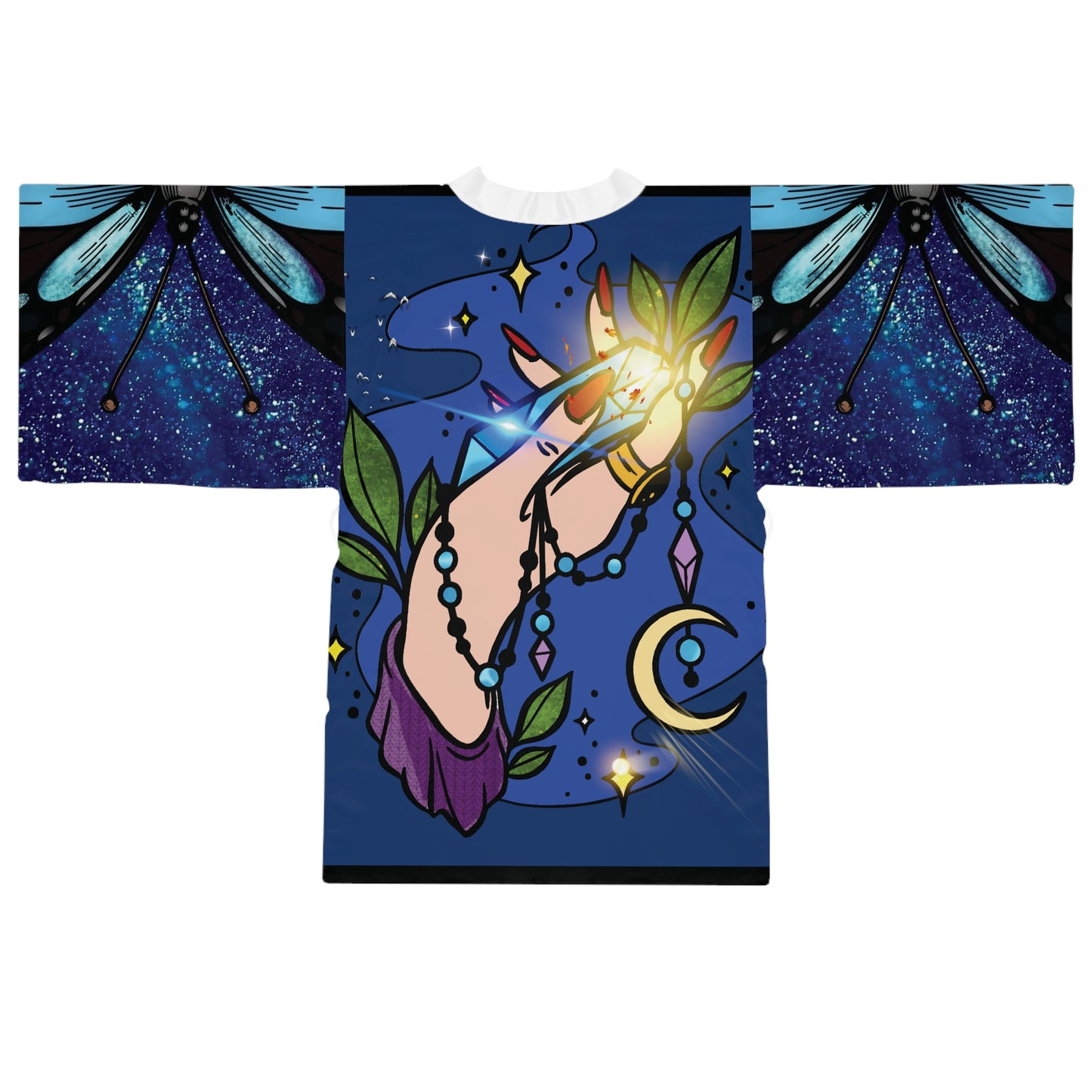Long Sleeve Kimono Robe (AOP)