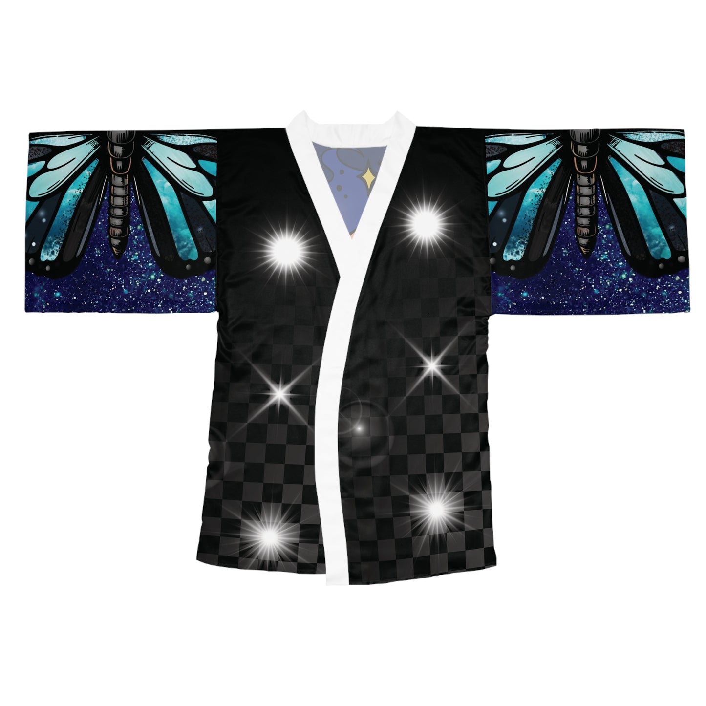 Long Sleeve Kimono Robe (AOP)