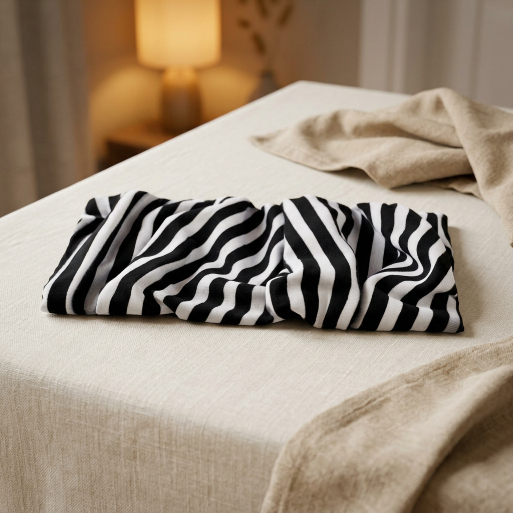 Zebra Print Pillowcase — Black & White Microfiber Decorative Pillow Cover