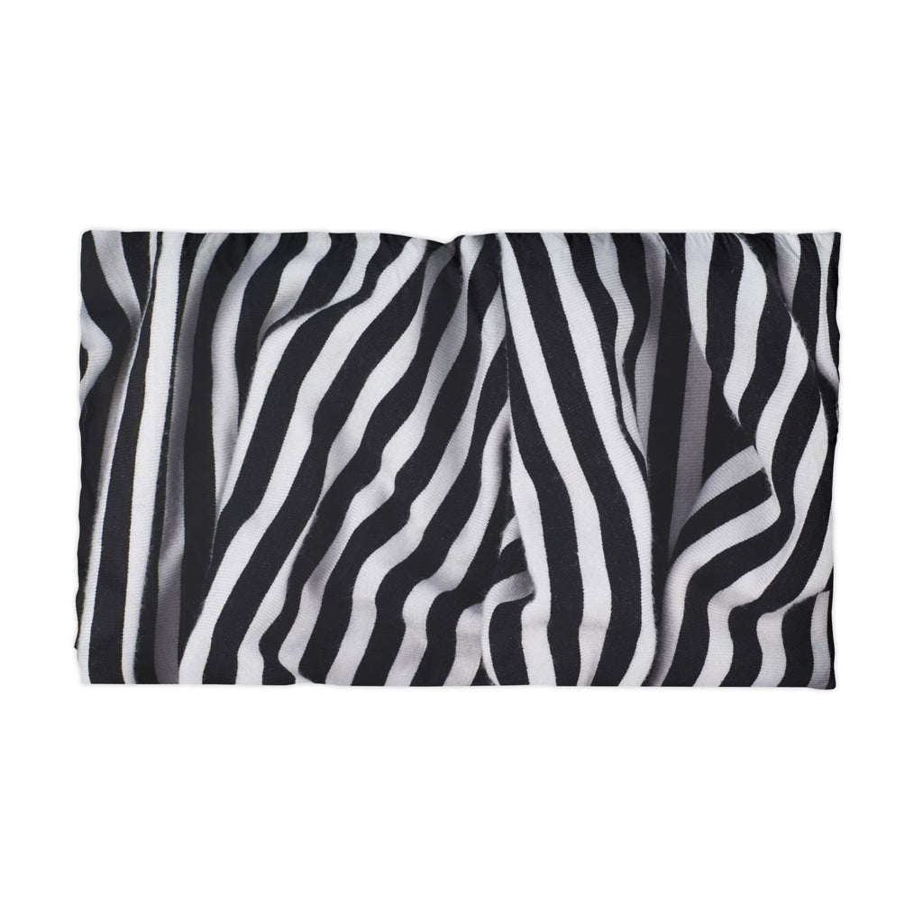 Zebra Print Pillowcase — Black & White Microfiber Decorative Pillow Cover