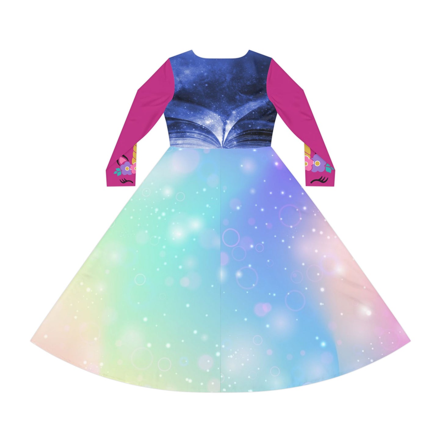 Women's Long Sleeve Dance Dress (AOP)