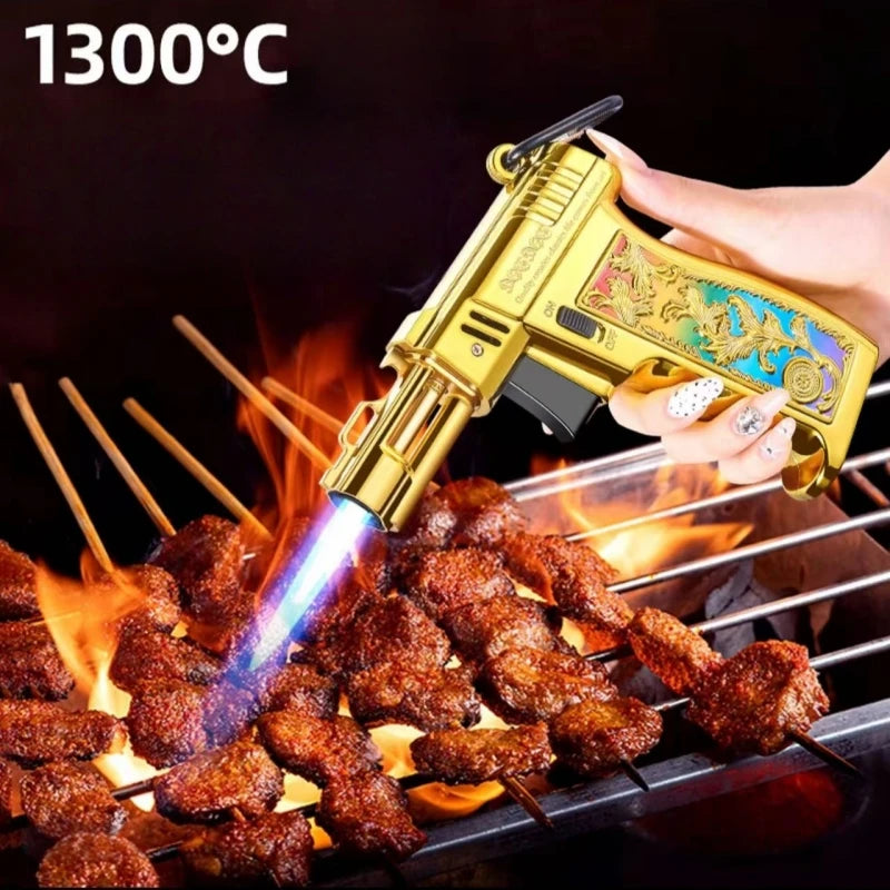 New spray gun, welding gun, lighter, direct windproof outdoor barbecue multi-purpose ignition gun, cigarette accessories