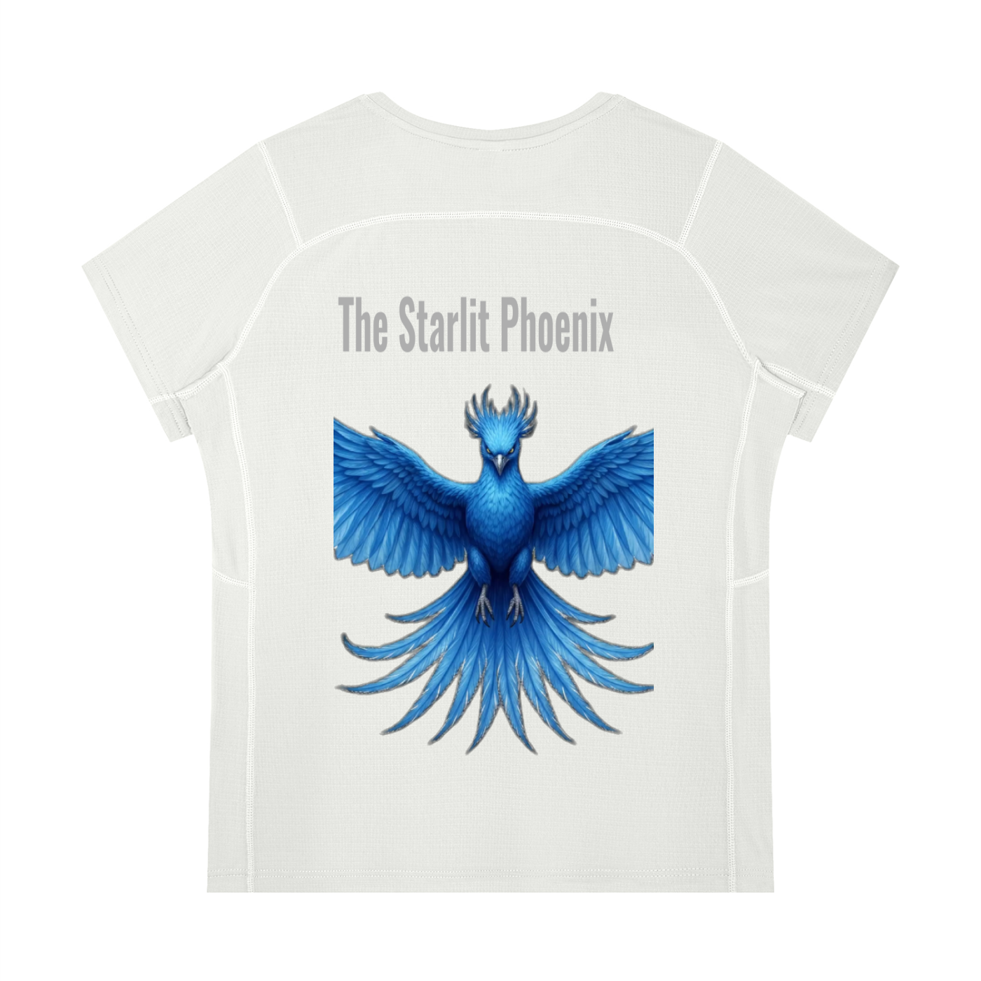 Women’s Regular Fit Crewneck T-Shirt r.B.angel design , starlit Phoenix teeshirt